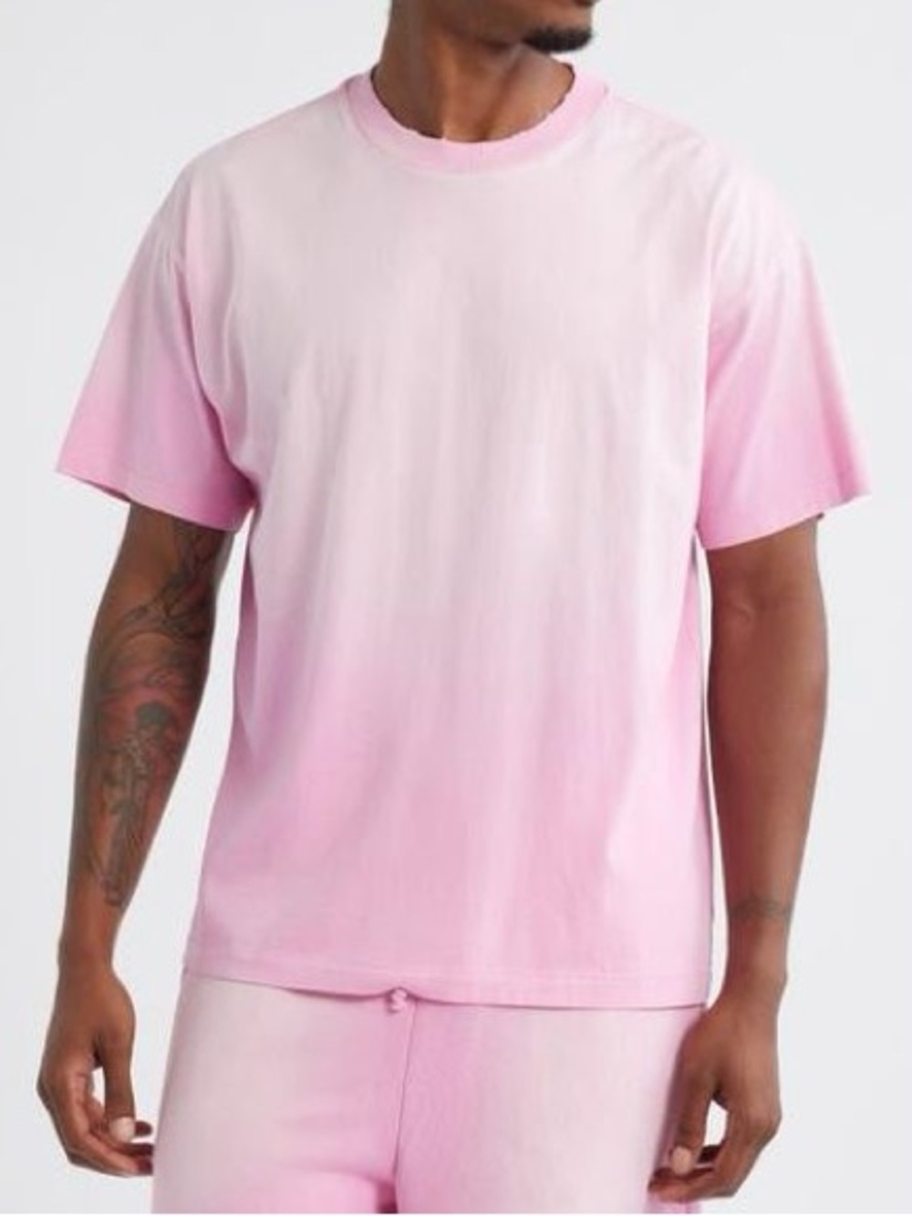 Elwood organic cotton pink tee